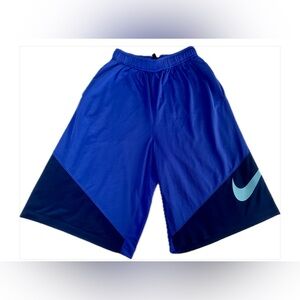 Nike Big Kids Royal Blue and Navy Athletic Shorts